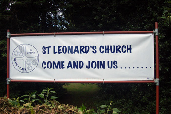 Saint Leonard's banner June 2008